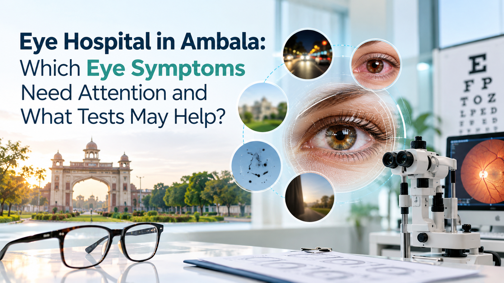 Eye Hospital in Ambala: Which Eye Symptoms Need Attention and What Tests May Help?
