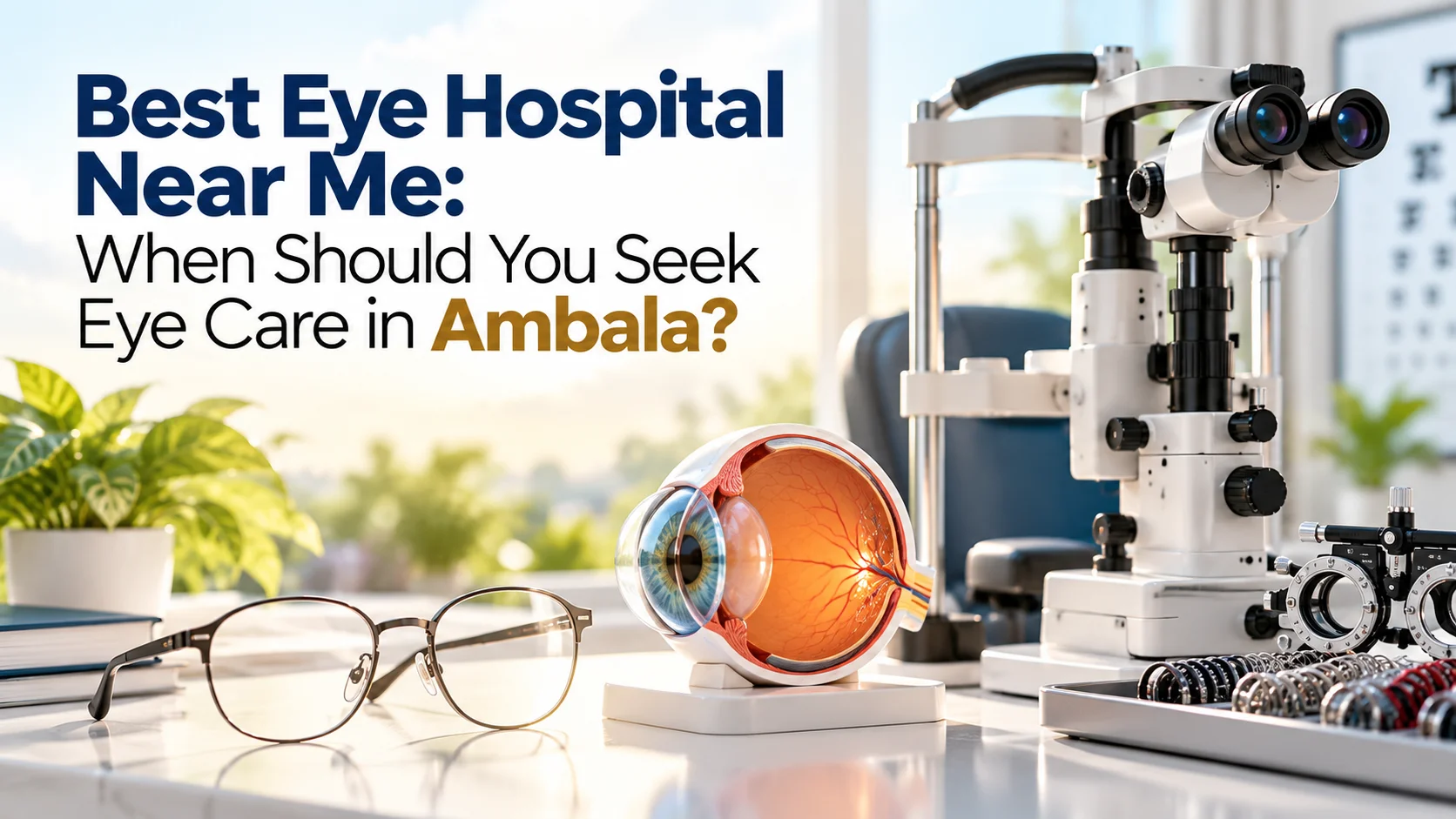 Modern Eye Care Clinic Banner